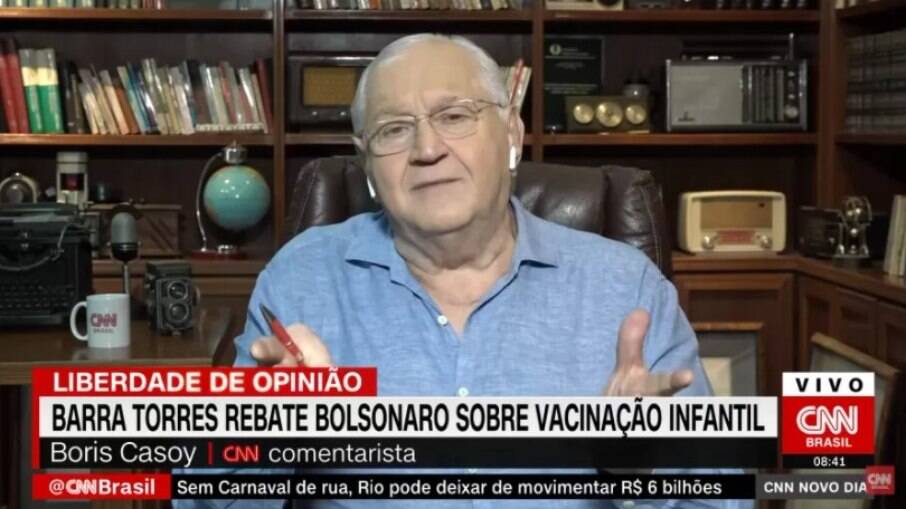 Boris Casoy estreia na CNN Brasil
