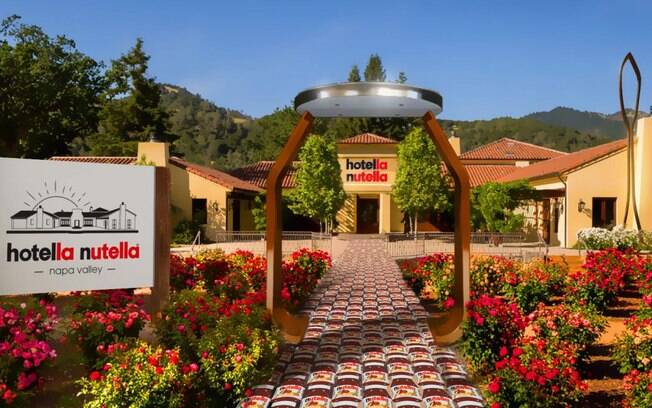 O Hotella Nutella será instalado em Napa Valley, no estado da Califórnia, nos Estados Unidos, em janeiro de 2020