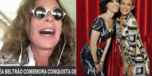 Andrea Beltrão comemora vitória de Fernanda Torres no Globo de Ouro: 'Estava gostosa'
