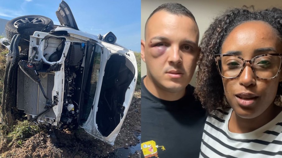 Cantora gospel Sulamita Alves e o marido sofrem acidente de carro; todos os envolvidos passam bem