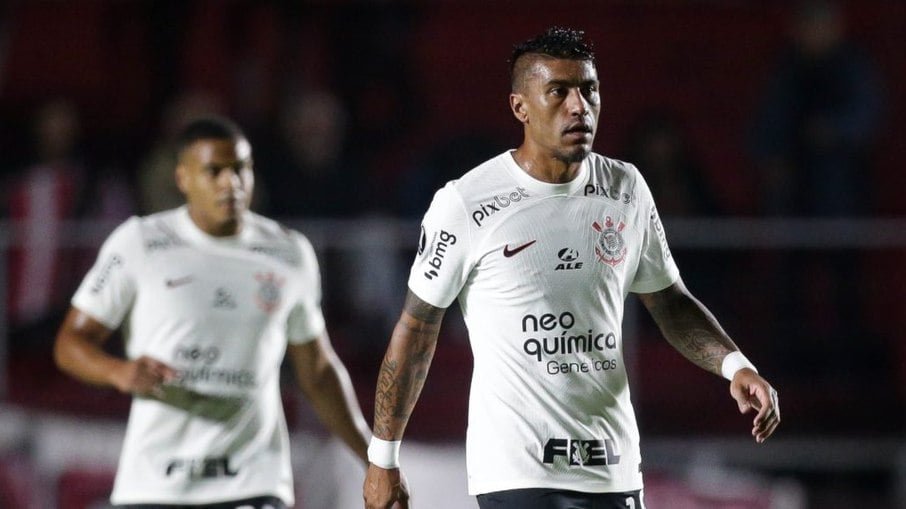 Paulinho durante sua última passagem pelo Corinthians