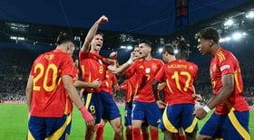 Espanha leva susto, mas goleia Geórgia e garante vaga nas quartas de final