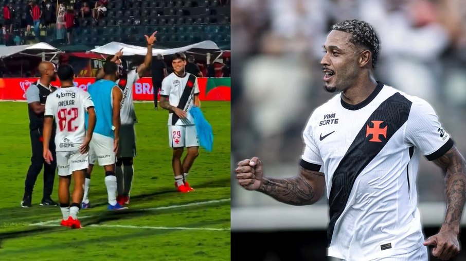 David comemorou a classificação fazendo gesto de 
