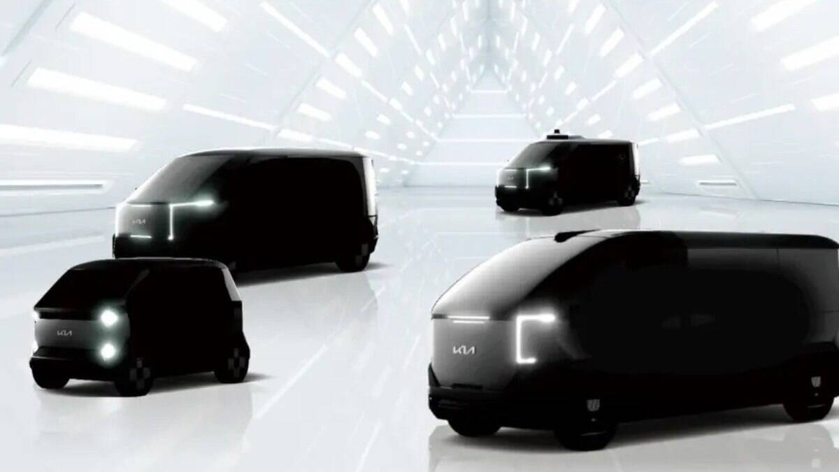 Kia relevou alguns teasers de futuras vans elétricas que vai começar a fabricar a partir de 2025