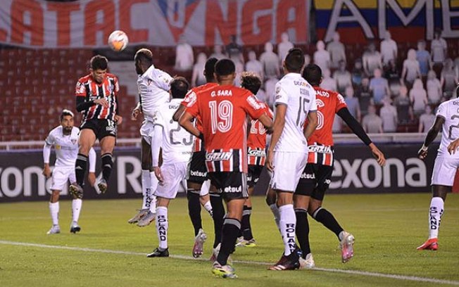 São Paulo busca primeira vitória sobre a LDU, em Quito