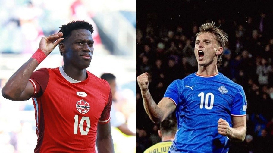 Jonathan David e Gudmundsson são destaques de Canadá e Islândia Jonathan David e Gudmundsson são destaques de Canadá e Islândia