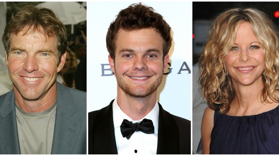 Dennis Quaid & Jack Quaid & Meg Ryan