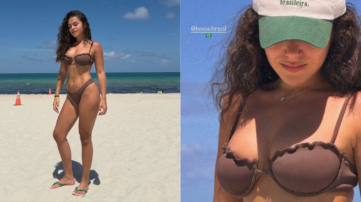Maisa posa de biquíni e exibe corpo sarado em Miami