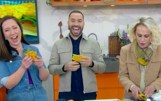 Ana Maria Braga solta pérola ao vivo no "Mais Você"