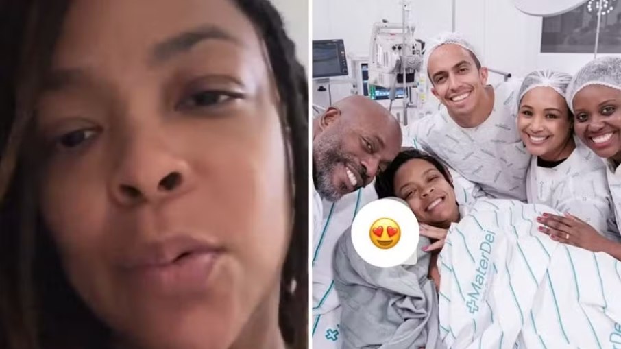 Mulher opta por equipe totalmente negra em parto do filho