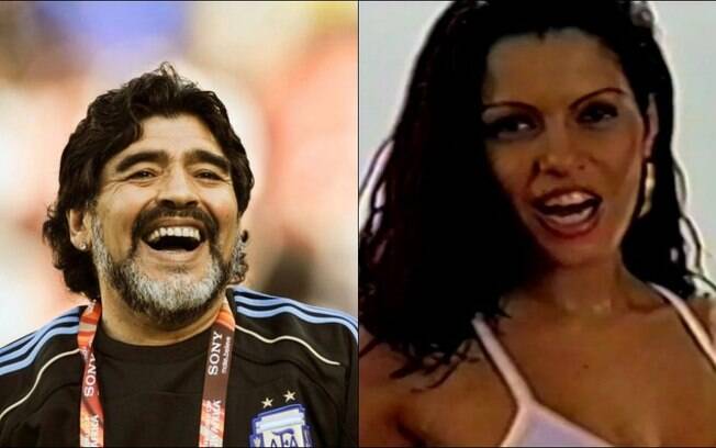 Fabiana chegou a fazer tatuagem em homenagem a Maradona