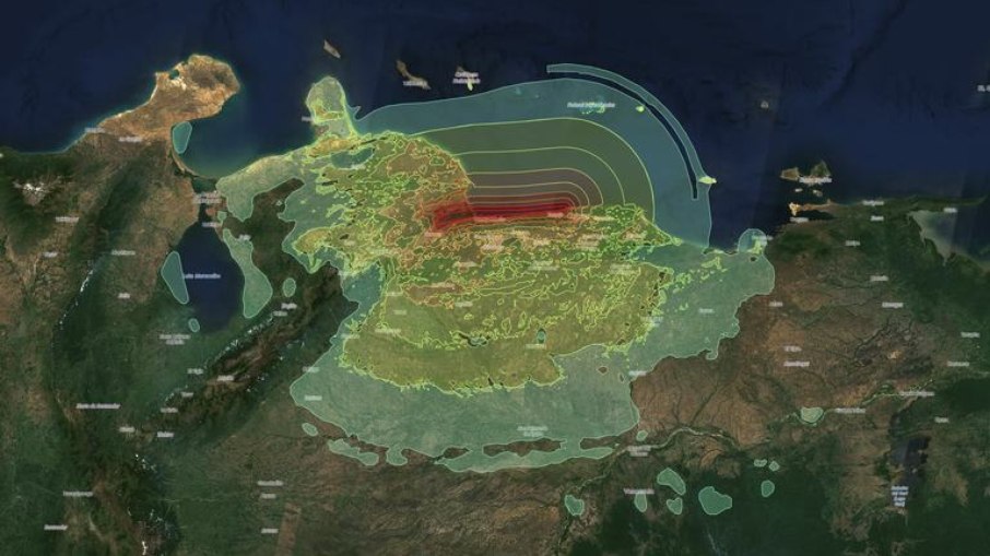 Terremotos na Venezuela deformaram a superfície da crosta terrestre