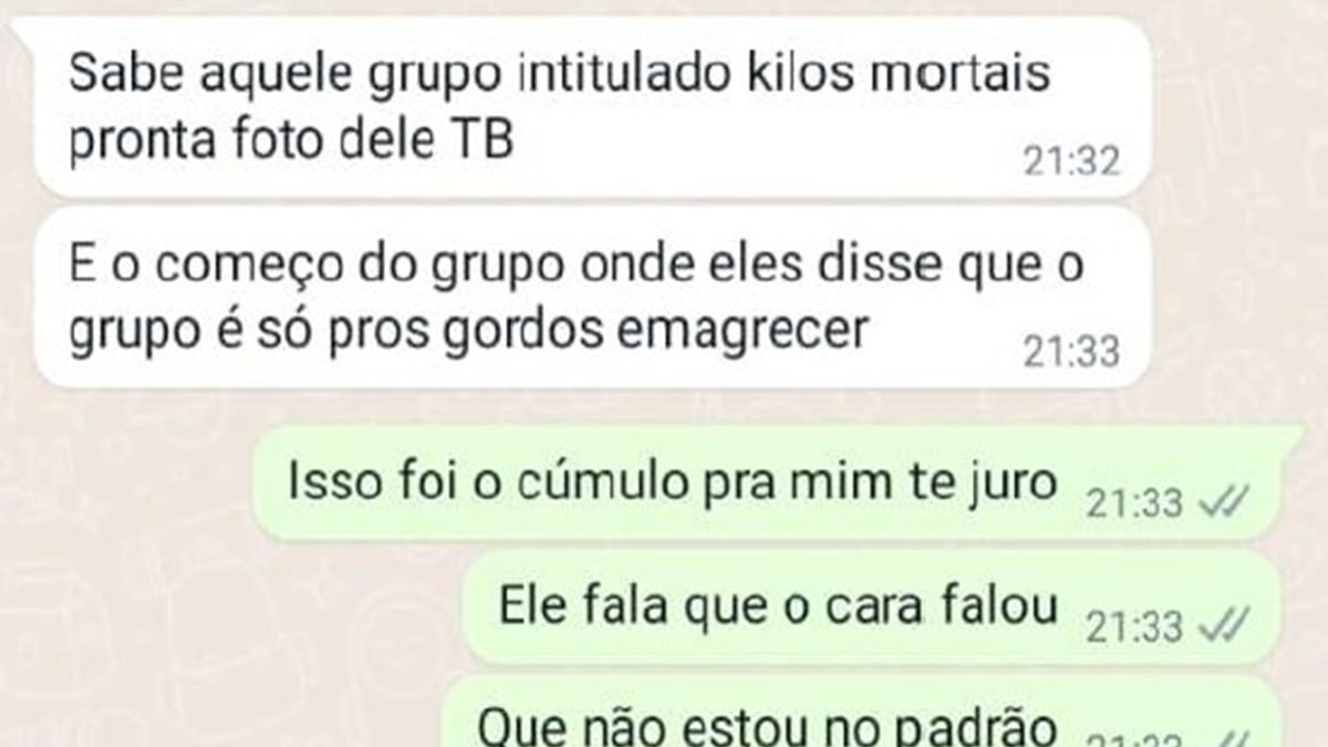 Detalhe de nome do grupo