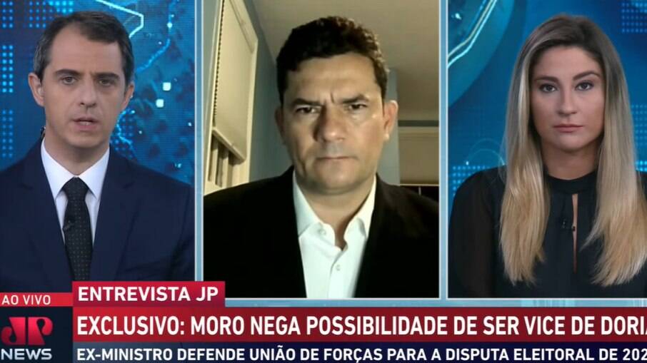 Sergio Moro voltou a derrapar no português em entrevista à Jovem Pan News