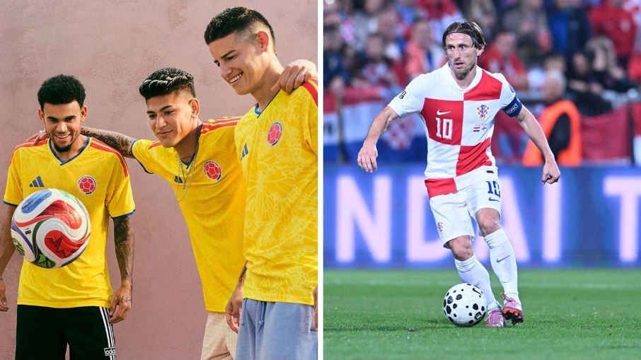 Luis Díaz, James Rodríguez e Modric são alguns dos principais jogadores deste amistoso