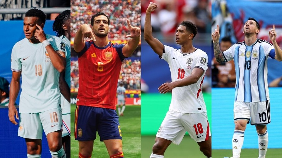Todos os semifinalistas da Copa do Mundo 2026 já foram campeões anteriormente