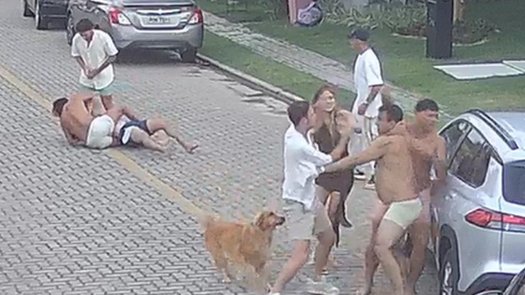Jogadores do Fortaleza trocam socos com vizinhos após festa