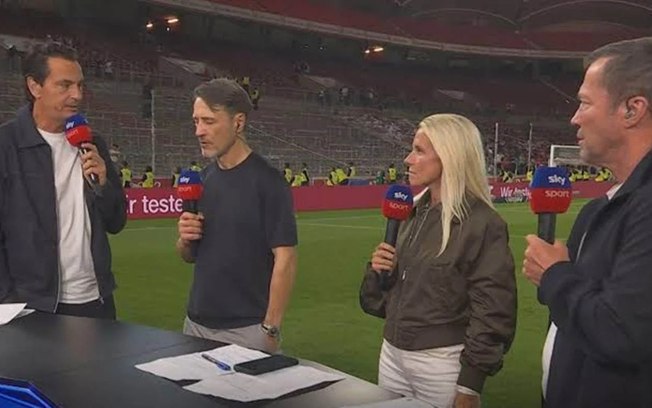 Nico Kovac se emocionou ao receber notícia da morte de amigo durante entrevista ao vivo Nico Kovac se emocionou ao receber notícia da morte de amigo durante entrevista ao vivo
