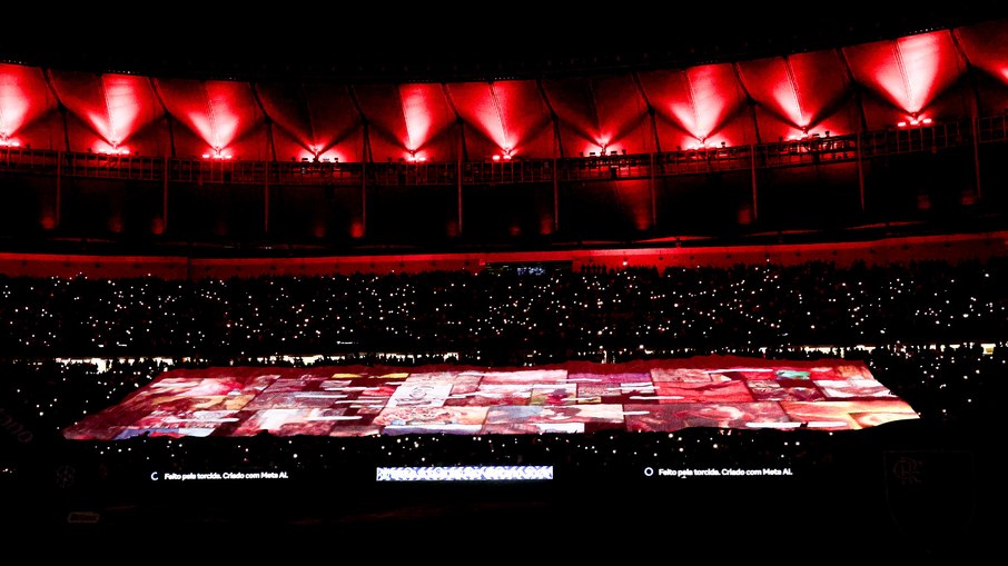 Show da torcida do Flamengo no Maracanã para a partida contra o Ceará Show da torcida do Flamengo no Maracanã para a partida contra o Ceará
