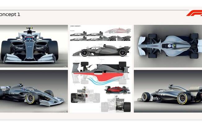 Conceito 1 dos novos carros da Fórmula 1
