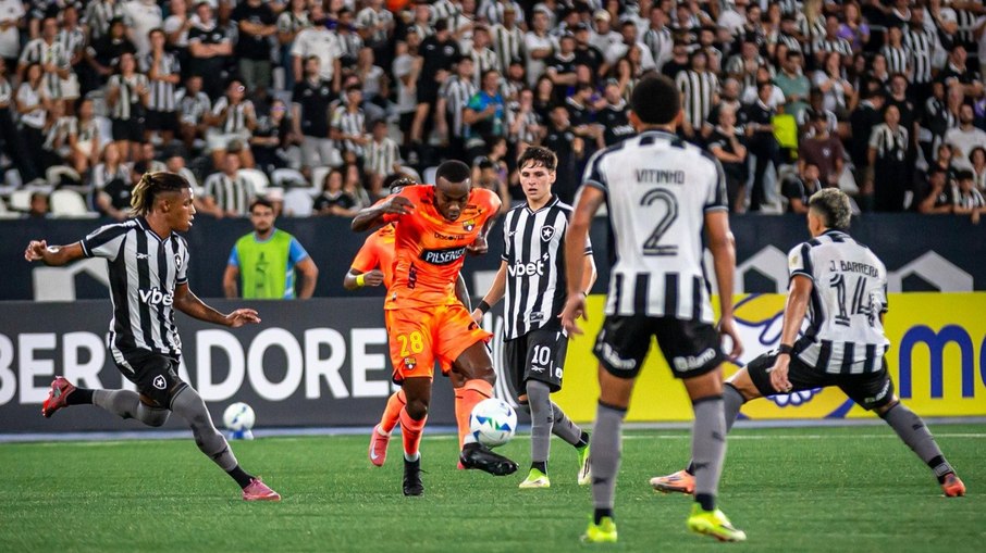 Botafogo perdeu para o Barcelona de Guayaquil em casa e caiu na pré-Libertadores