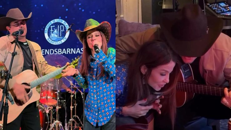George Henrique e Maiara protagonizam 'show' improvisado em bar de Nashville