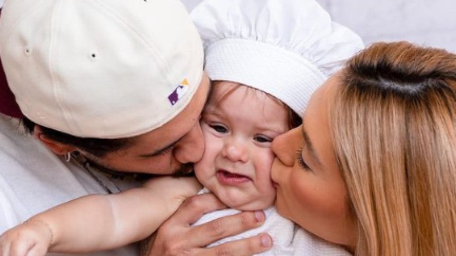 Zé Felipe, Virginia e Maria Flor