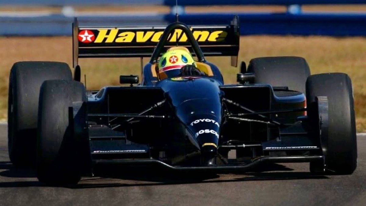 Christian Fittipaldi na pista em 2002 Christian Fittipaldi na pista em 2002