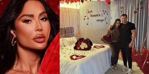 Gracyanne Barbosa é surpreendida com pedido de namoro