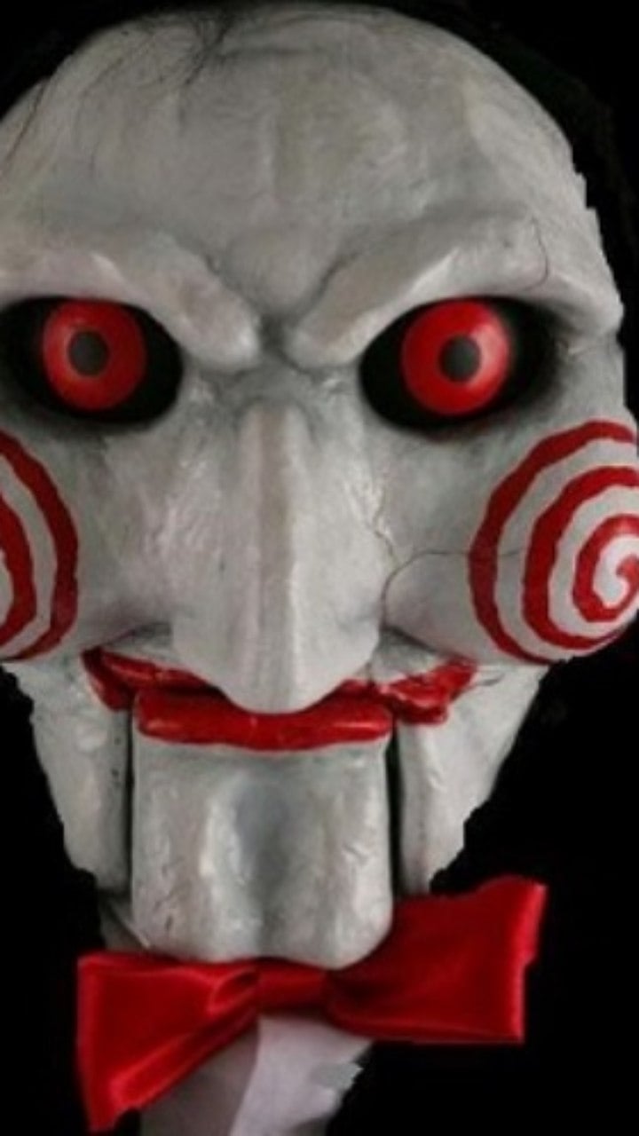 Máscara Terror Filme Jogos Mortais Jigsaw Halloween Cosplay