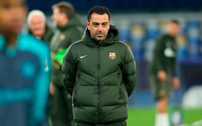 Permanência de Xavi como treinador do Barcelona não está descartada - Foto: Carlo Hermann/AFP via Getty Images