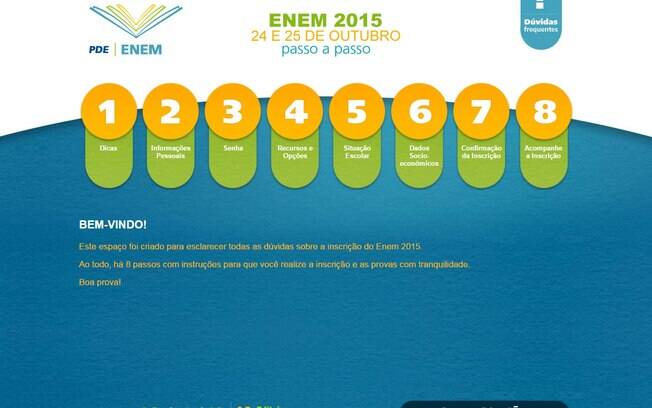 Número de inscritos para o Enem cai 10,6%  