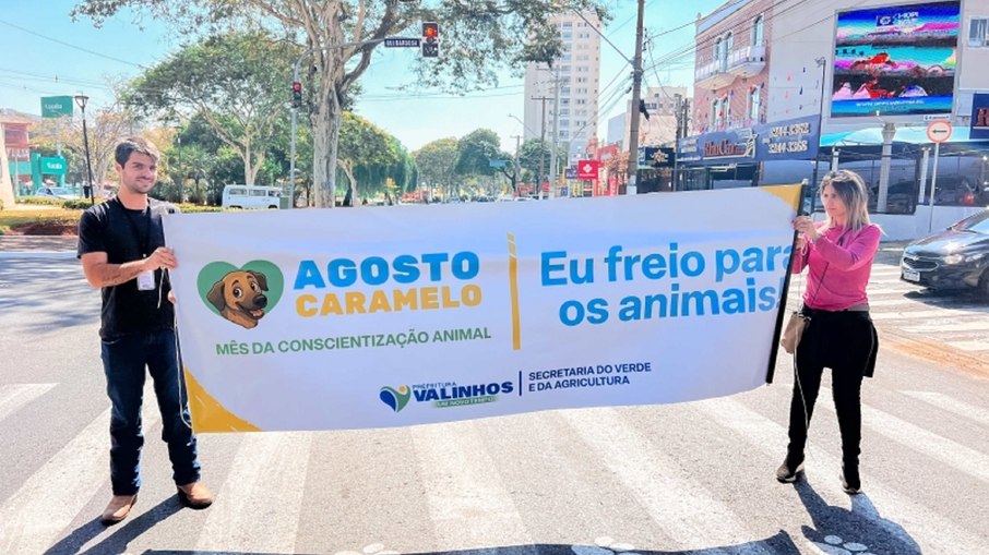 Objetivo foi conscientizar a população sobre segurança de animais no trânsito, combate ao abandono e maus-tratos e adoção responsável