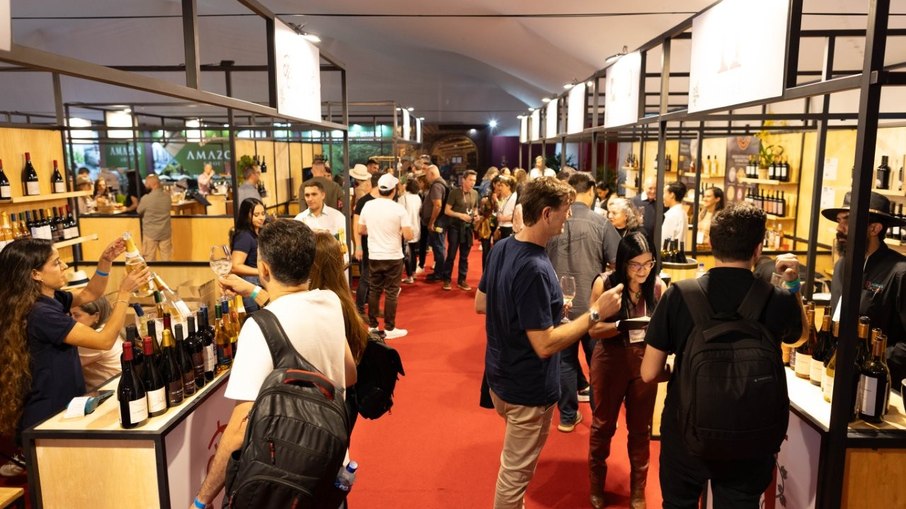Feira de vinhos nacionais em Brasília