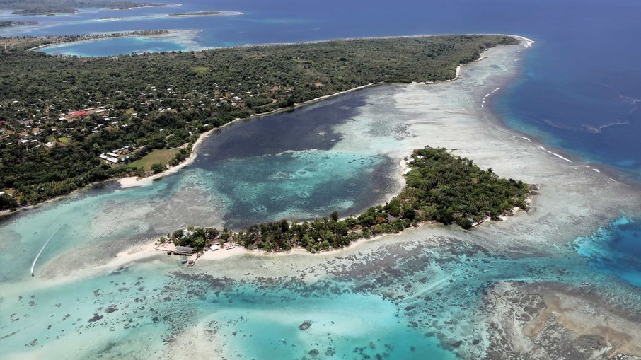 O arquipélago Vanuatu é formado por cerca de 80 ilhas.