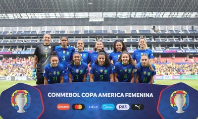 Brasil passa pela Colômbia e conquista mais uma Copa América Feminina