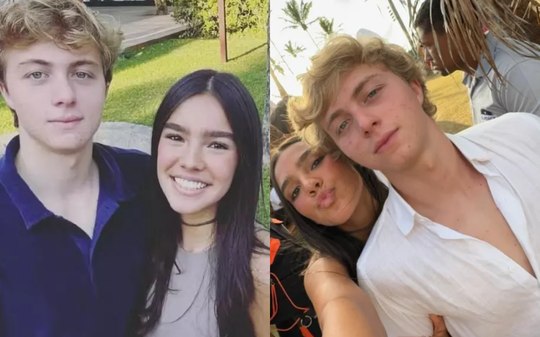 Duda Guerra deixa de seguir Benício Huck e fotos do casal somem
