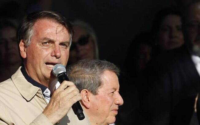 Bolsonaro falou durante evento