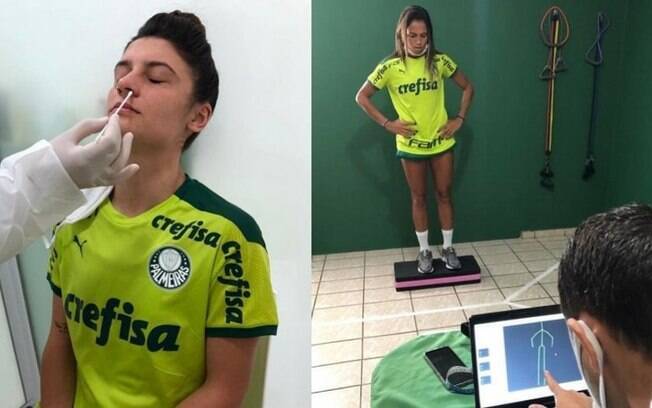 Elenco feminino do Palmeiras se reapresenta para a temporada 2022