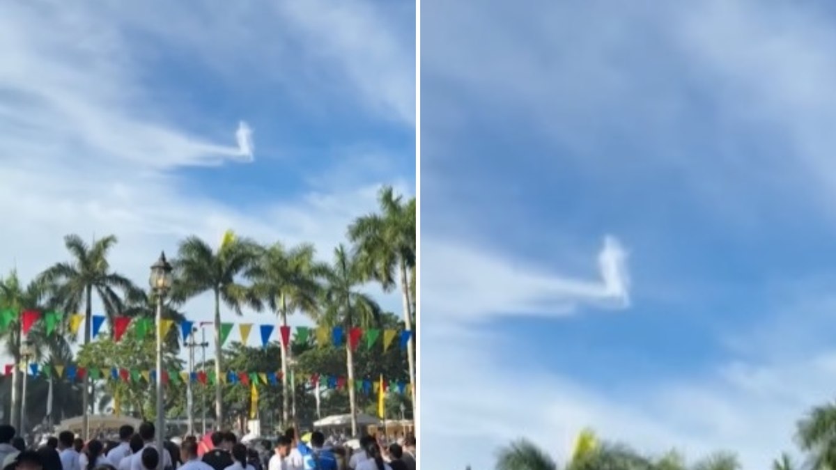 Milagre? Nuvem com formato de Jesus emociona fiéis; assista