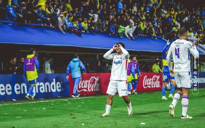 Kervin Andrade salva classificação do Fortaleza pela Sul-Americana e comemora: “É um sonho”
