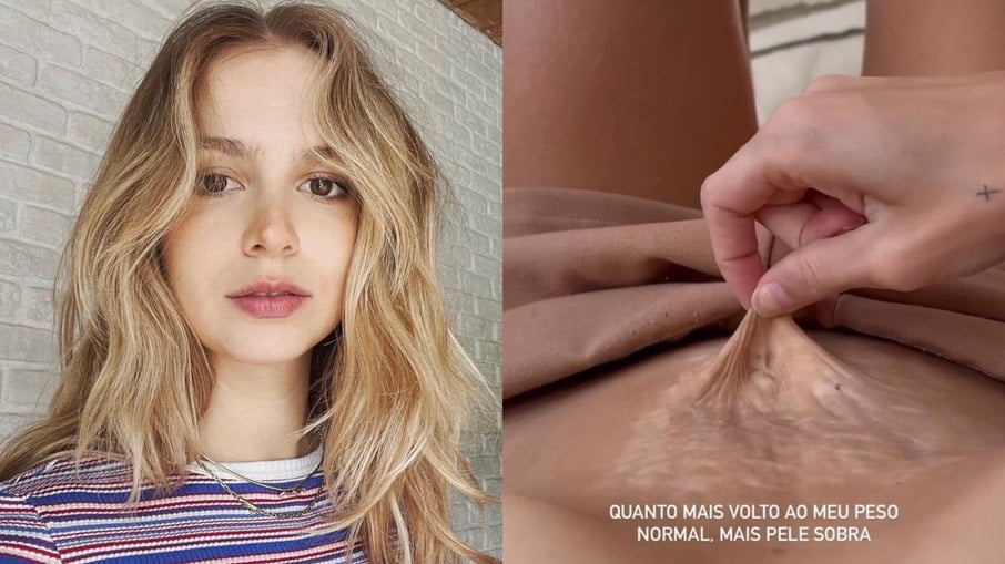 Isa Scherer mostra barriga flácida quatro meses após o parto