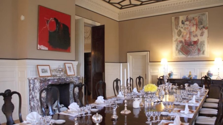 Sala de jantar na embaixada brasileira nos Eua Sala de jantar na embaixada brasileira nos Eua