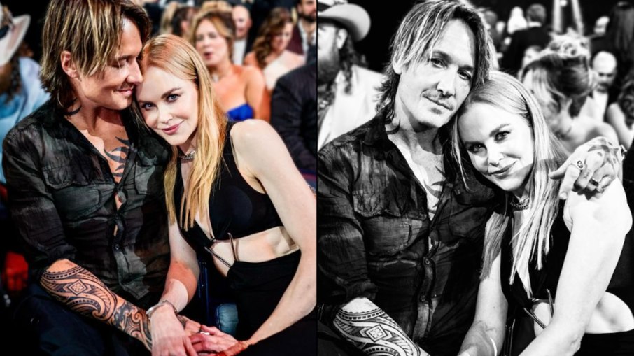 Nicole Kidman com o marido, Keith Urban