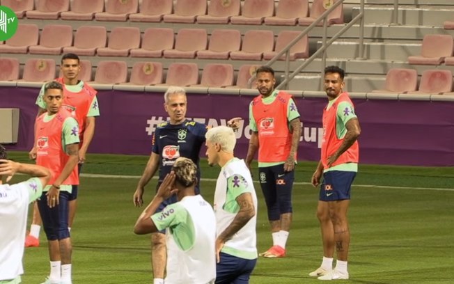 Seleção Brasileira faz primeiro treino em Doha