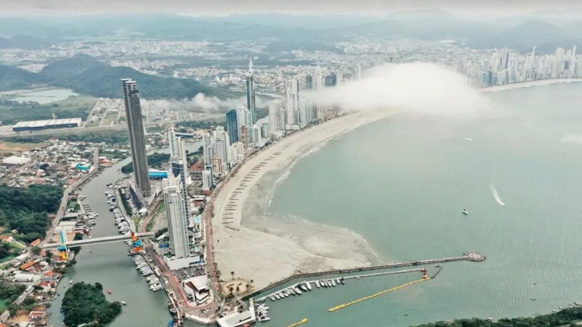 Barra Sul, na Praia Central de Balneário Camboriú 