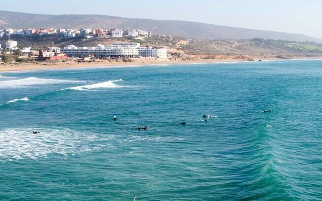 Banana Beach é uma das praias favoritas dos surfistas em Taghazout