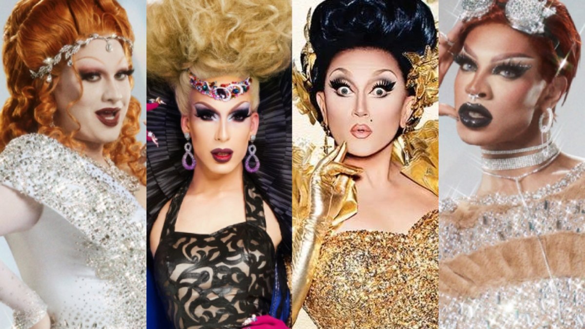 As drags Jinkx Monsoon, Alaska, BenDeLaCreme e Yvie Oddly 