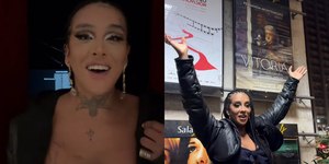 Linn assiste à "Vitória" após internação e celebra: "Superfeliz"