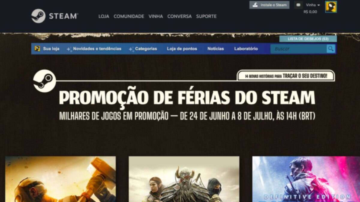 Steam Brasil - Oferta do Dia Arma 3 50% de desconto - Promoção